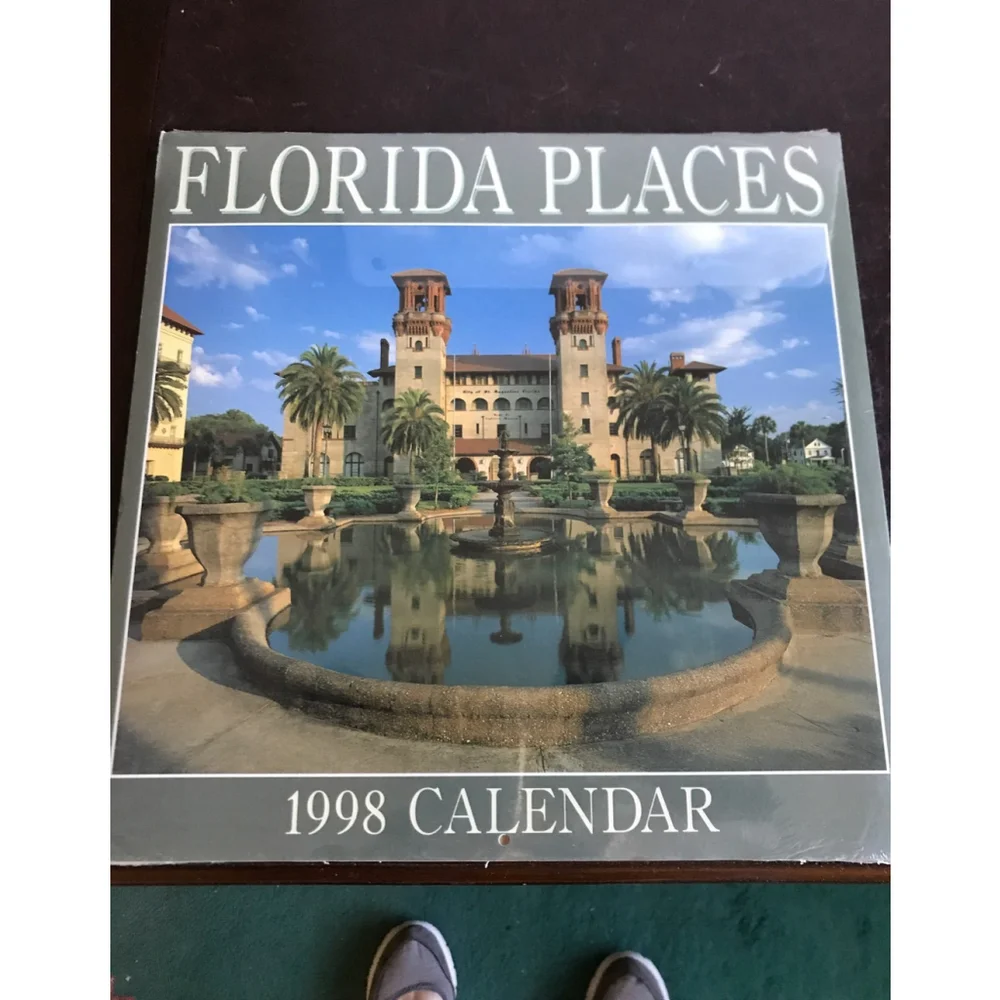 Florida Places 1998 Calendar Sealed!